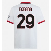 Moški Nogometni dresi AC Milan Youssouf Fofana #29 Gostujoči 2024-25 Kratek Rokav